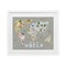 Stupell Industries Kid's Map Of World Grey Framed Print Under Glass, design by Carla Daly
